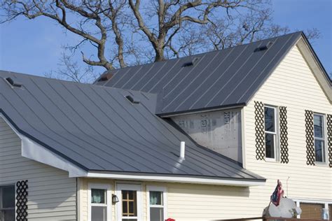 gray metal roofing